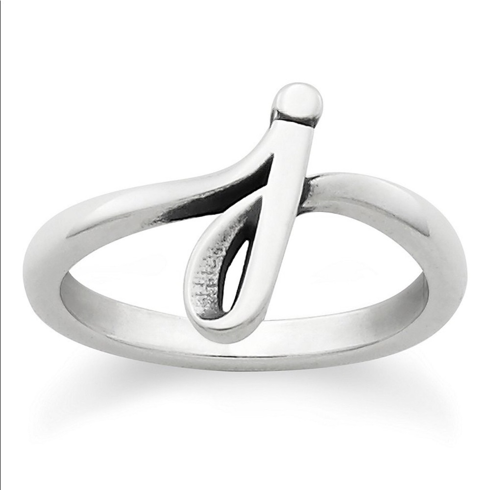 James Avery Letter Initial Ring